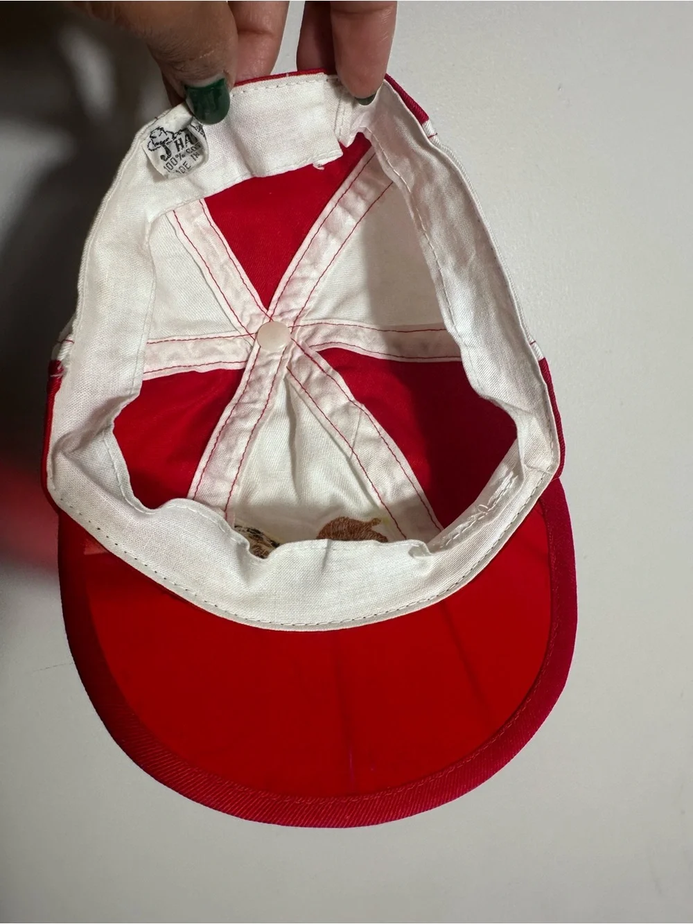 J Hats bright red